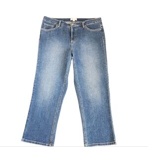 D&CO Denim & Company Womens High Rise Ankle Jeans Size 10